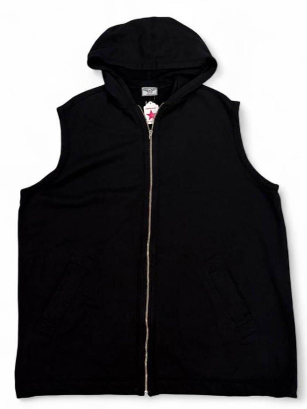 Vintage 90’s deadstock Hard Tail oversized sweatshirt hoodie vest